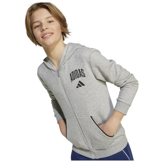 Adidas Παιδική ζακέτα Collegiate Typography French Terry Full-Zip Hoodie
